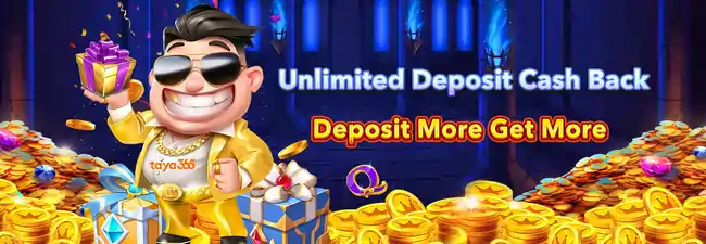 UNLIMITED DEPOSIT CASH BACK