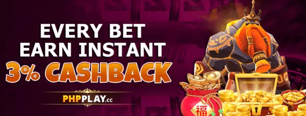 EVERY BET 3% CASHBACK