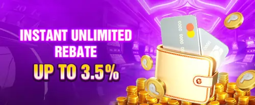 INSTANT UNLIMITED REBATE UP TO 3.5%