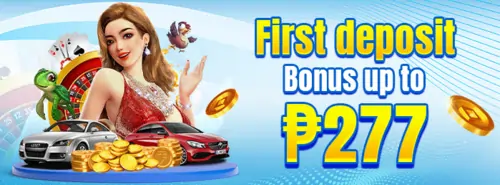 first deposit bonus up to 277php