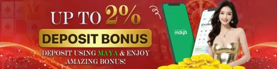 up to 2% deposit bonus